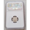 1945 Union silver tickey NGC Uncirculated Details