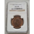 1942 Union penny NGC MS64 RB (2nd finest)