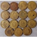 Lot of x15 republic 1/2c coins (1963/1964)