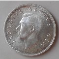 1952 union silver 2 1/2 Shillings in proof.