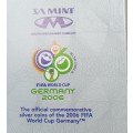 2005 Fifa World Cup  Germany proof silver 1oz R2 certificate