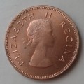 Nice 1960 union brilliant uncirculated 1/2 Penny (last issue)