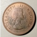 Nice 1960 union uncirculated 1/2 Penny (last issue)