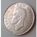 1943 Union silver 2 1/2 Shillings in top grade