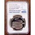Scarce 2019 Democracy 25th Anniversary proof 1oz silver R50 NGC PF70 UC (First Releases) TOP POP