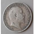 1906 British sterling silver threepence