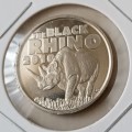 2010 Coin World token (Black Rhino)