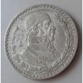 1961 Mexico silver 1 Peso