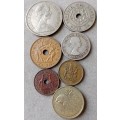 Lot of x7 different Rhodesian/Zimbabwe coins