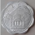 1944 Italy 50 Centesimi transit token