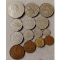 Lot of x14 British coins