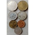 Lot of x7 Sri Lankan coins