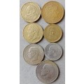 Lot of x7 Greek coins