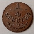 1816 S Austria 1/4 Kreuzer
