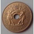 High grade 1957 Southern Rhodesia penny
