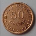 High grade 1957 Angola 50 Centavos
