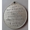1952 Jan van Riebeeck tercentenary medal