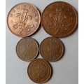 Lot of x5 British coins
