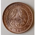 Nice uncirculated 1948 union 1/4 Penny.