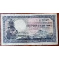 1939 J.Postmus 1 Pound note.