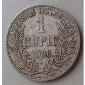 Nice 1906 A German East Africa silver Rupie