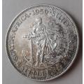 High grade 1950 union silver shilling