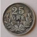 1932 Sweden silver 25 Ore