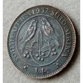 Nice 1932 union 1/4 Penny in AU