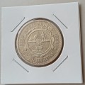 Rare 1893 ZAR Kruger silver 2 Shillings in aVF