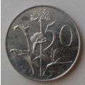 1968 Afrikaans proof nickel 50c (Pres.Swart)