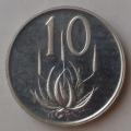 1968 Afrikaans proof nickel 10c (Pres.Swart)