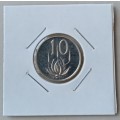 1968 Afrikaans proof nickel 10c (Pres.Swart)