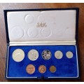 Nice 1971 S.A short proof set with silver R1