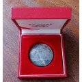 Nice 1985 Parliament proof silver R1 in box