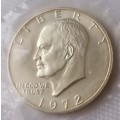 1972 USA Eisenhower uncirculated silver dollar