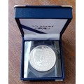 2001 Norway Mandela proof 1oz sterling silver medal in box (1993 Nobel Peace Prize)