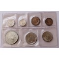 1967 English uncirculated Mint pack (R1-1c) incl.silver R1