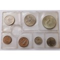 1968 Afrikaans uncirculated Mint pack (R1-1c) incl.silver R1