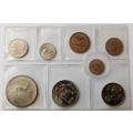 1971 Republic uncirculated Mint pack (R1-1/2c) incl.silver R1