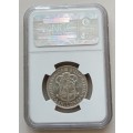 Scarcer 1947 union proof silver 2 Shillings NGC PF65 (mintage 2600)