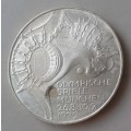 Uncirculated 1972 German silver 10 Mark (Olympic Games)