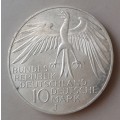 1972 German uncirculated silver 10 Mark (Olympic Games)