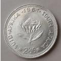 1961 Republic silver 2 1/2c in AU+
