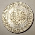 1954 Mozambique silver 10 Escudos
