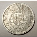 1954 Mozambique silver 10 Escudos