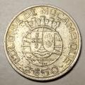 1942 Mozambique silver 2 1/2 Escudos