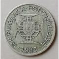 1935 Mozambique silver 2 1/2 Escudos