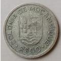 1935 Mozambique silver 2 1/2 Escudos