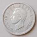 1950 Union silver sixpence.