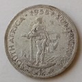 1955 Union silver shiling as per images